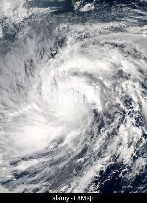 8. November 2013 - Super-Taifun Haiyan auf den Philippinen. Stockfoto