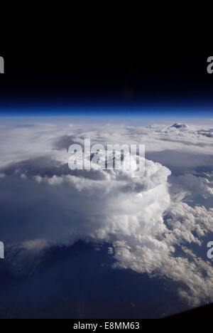 23. Mai 2014 - Ansicht einer Sturm Zelle entnommen NASA Höhen-ER-2 Flugzeuge. Stockfoto