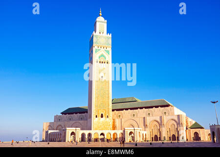 Hassan II Moschee Casablanca Marokko Stockfoto
