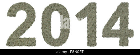 2014 der alten Nummer und schmutzig Mikroprozessoren Stockfoto
