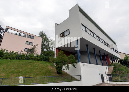 Weißenhof Museum. Gelegen in einer der Architekten Le Corbusier und Pierre Jeanneret entwarf Einfamilienhaus Stockfoto