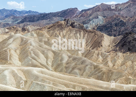 Badlands in Death Valley Nationalpark, Kalifornien, USA Stockfoto