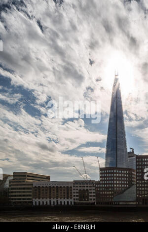 London, UK. 11. Oktober 2014. Der Shard Gebäude 2014 Kreditnachfrage Riba Stirling Prize Shortlist: Guy Corbishley/Alamy Live News Stockfoto