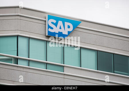 Ein Bürogebäude von der Software-Hersteller SAP in Reston, Virginia am 11. Oktober 2014 besetzt. Stockfoto