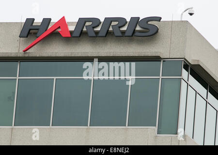 Ein Bürogebäude, besetzt durch den Kommunikationstechnologien Firma Harris Corporation in Reston, Virginia am 11. Oktober 2014. Stockfoto