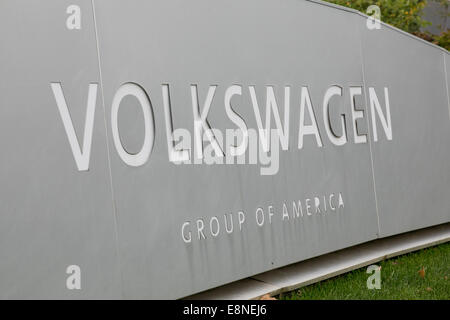 Der Hauptsitz der Volkswagen Group Of America in Reston, Virginia am 11. Oktober 2014. Stockfoto