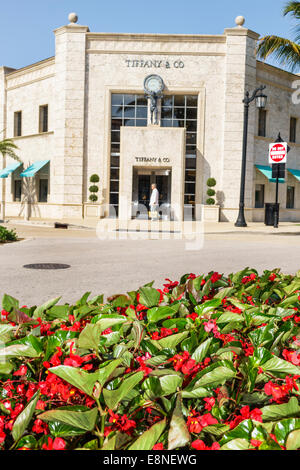 Palm Beach Florida, Worth Avenue, Shopping Shopper Shopper shoppen Geschäfte Markt Märkte Markt kaufen verkaufen, Einzelhandel Geschäfte Business-Unternehmen Stockfoto