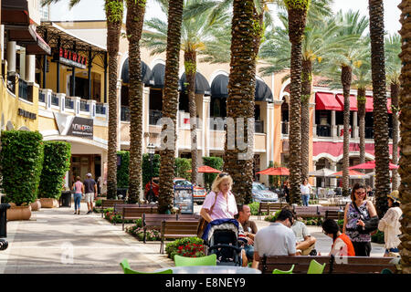 West Palm Beach Florida, The Square ehemals CityPlace, City Place, Shopping Shopper Shoppers Shops Markt Märkte Markt kaufen Verkauf, Einzelhandel Stockfoto
