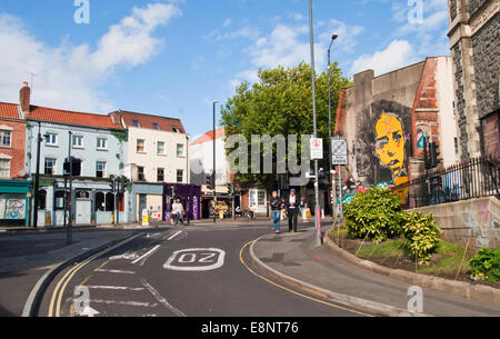 Stokes Croft Bristol Center england Stockfoto