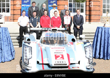 FIA World Endurance Championship – London Launch der ersten Runde der FIA WEC, die 6 Stunden von Silverstone, in Anwesenheit seiner königlichen Hoheit Prinz Michael und ihre Königliche Hoheit Prinzessin Michael von Kent.  Mitwirkende: Atmosphäre wo: London, Vereinigtes Königreich bei: 9. April 2014 Stockfoto