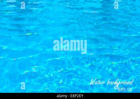 Abstrakte Wasser-Hintergrund-Vektor-Illustration Stockfoto