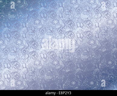 Elegant und stilisierten floralen Damast ornamentalen Hintergrund Stockfoto