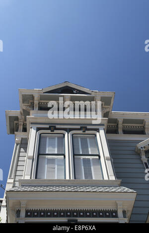 Viktorianische Architektur, Lower Pacific Heights, San Francisco Stockfoto