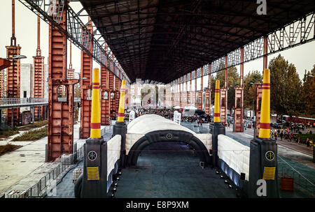 Turin, Italien. 11. Oktober 2014. Parco Dora das Ereignis der elektrischen Ausführung Credit: wirklich Easy Star/Alamy Live News Stockfoto