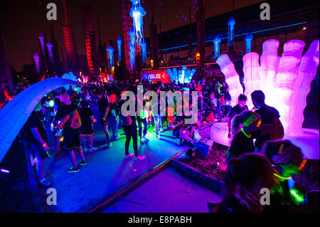 Turin, Italien. 11. Oktober 2014. Parco Dora das Ereignis der elektrischen Ausführung Credit: wirklich Easy Star/Alamy Live News Stockfoto