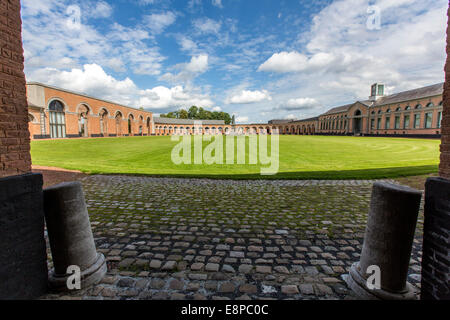 Le Grand-Hornu, UNESCO-Weltkulturerbe, einer ehemaligen Kohlengrube, heute ein Museum und Kunstmuseum für industrial Design und moderne Kunst Stockfoto