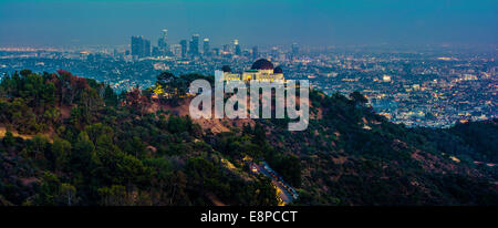 Griffith Observatory, Griffith Park, Los Angeles, Kalifornien, USA Stockfoto