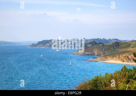 St. Mawes, Mawes Castle, Cornwall, England, Vereinigtes Königreich Stockfoto