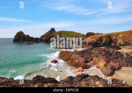 Kynance Cove, Cornwall, England, Vereinigtes Königreich Stockfoto