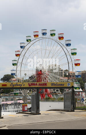 Luna Park Sydney, 6a Glen Street, Milsons Point, NSW, 2061. Stockfoto