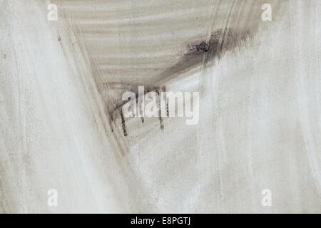 Einzelheiten über ein abstraktes Gemälde. Stockfoto