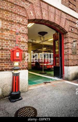 13th Street Firehouse, 1018 13th Street NW, Washington DC Stockfoto