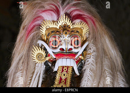 Close-up Rangda Barong Tanz Ubud Bali Indonesien Stockfoto