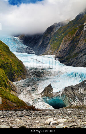 Franz Josef Gletscher, Südalpen, New Zealand Stockfoto