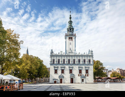 Hauptplatz in Chelmno, Polen. Stockfoto