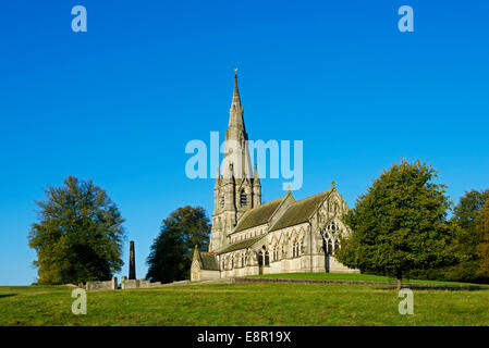 Str. Marys Kirche, Studley Royal, in der Nähe von Ripon, North Yorkshire, England UK Stockfoto