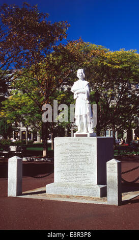 Christopher Columbus Statue, Boston, Massachusetts Stockfoto