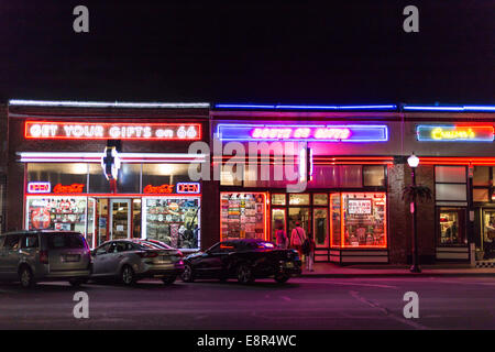 Geschenk-Shop auf der Route 66 (Williams, Arizona, USA) Stockfoto