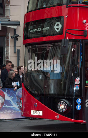 Welt-Premiere von The Amazing Spiderman 2 statt im Odeon Leicester Square - Ankünfte.  Mitwirkende: Atmosphäre wo: London, Vereinigtes Königreich bei: 10. April 2014 Stockfoto