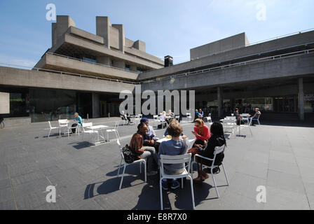 National Theatre an Londons South Bank Vereinigtes Königreich Stockfoto