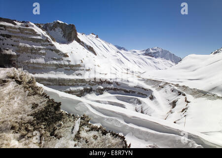 Tagebau Kupfermine in Chile Stockfoto