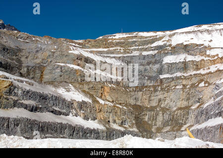 Andina Kupfermine in Chile Stockfoto