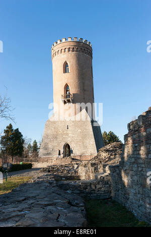 Museum Vlad Tepes in der Chindia Wachturm des fürstlichen Hofes (Curtea Palast) in Targoviste, Rumänien, Karpaten. Stockfoto