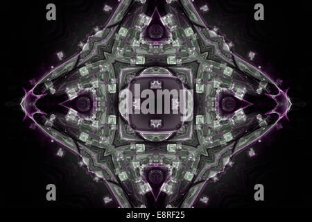 Wunderbar abstrakt dargestellt Glas Objekt Stockfoto