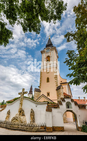 Pflegehilfskräften Kirche des Heiligen Nikolaus in Kecskemet, südlichen ungarischen Tiefebene Region, Bacs-Kiskun Grafschaft, Ungarn Stockfoto