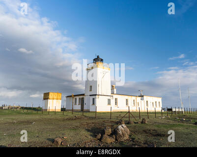 Leuchtturm in Calders Geo auf der Eshaness Halbinsel, Shetland-Inseln, Schottland. (Großformatige Größen erhältlich) Stockfoto