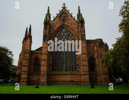 Die Kathedrale der Heiligen und ungeteilten Dreifaltigkeit oder Carlisle Kathedrale, dem Sitz der anglikanische Bischof von Carlisle. Stockfoto