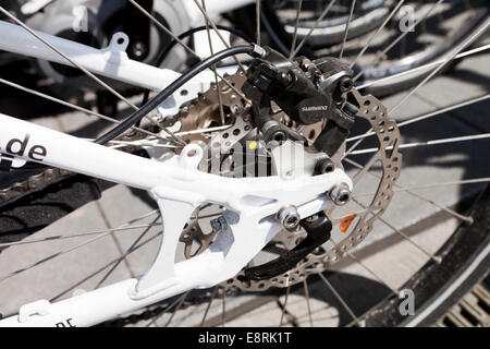 Fahrrad Scheibenbremssystem Stockfoto