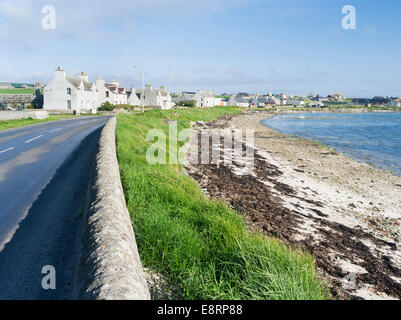 Pierowall, Hauptort Westray, einer kleinen Insel im Orkney Archipel, Orkney Inseln, Schottland. Stockfoto