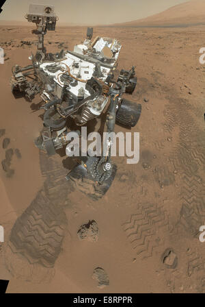 NASA Neugier Mars Rover Neugier Mars Rover NASA SAM Science mars Planet Rover Weltraum Stockfoto