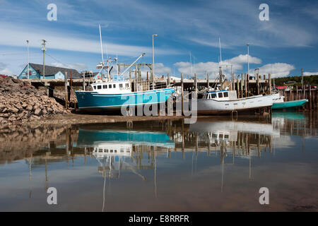 ALMA Harbour - Alma, New Brunswick, Kanada Stockfoto