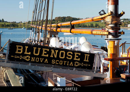 Bluenose II in Lunenburg - Nova Scotia, Kanada Stockfoto