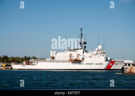 US Coast Guard Schiff in Key West, Florida Stockfoto