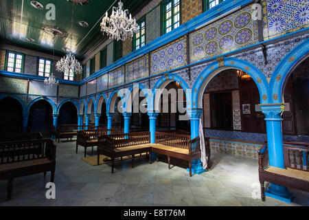 El-Ghriba-Synagoge, in der Nähe von Erriadh, Djerba, Tunesien Stockfoto