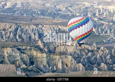 Heißluft-Ballon, Göreme, Kappadokien, Türkei Stockfoto