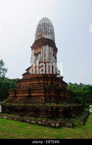 Fruitshape Tower, Prang Mafuang Chai Nat Ruinen, Ayutthaya Stockfoto